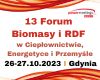 13 jesienne Forum Biomasy i RDF w Ciepłownictwie, Energetyce i Przemyśle